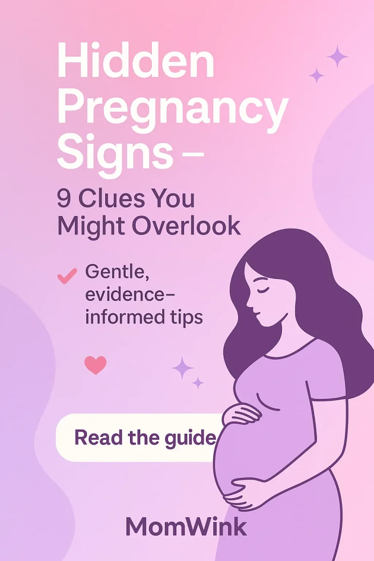 Hidden Pregnancy Signs – 9 Clues You Might Overlook